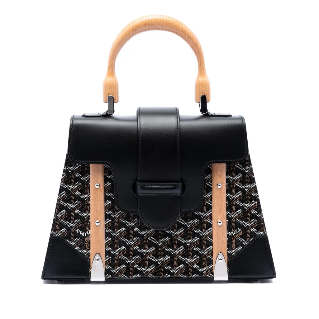 Goyard Goyardine Saigon Structured PM Black Very good - Front View