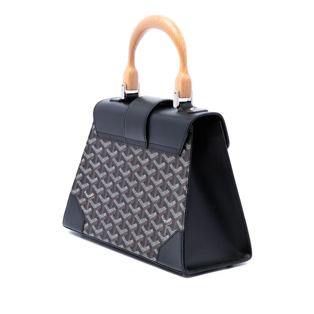 Goyard Goyardine Saigon Structured PM Black Very good - Back View