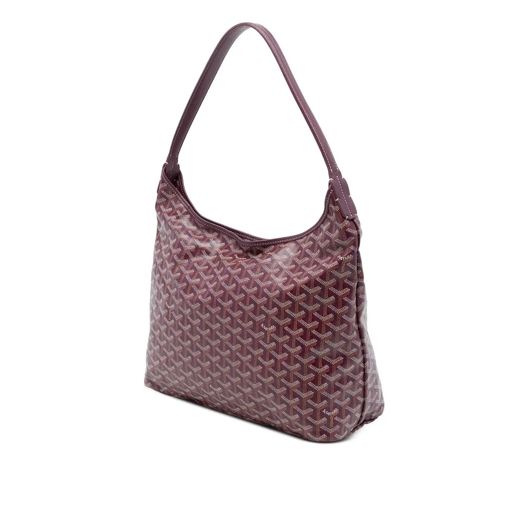 Goyard Goyardine Boheme Hobo Red Canvas Good - Back View