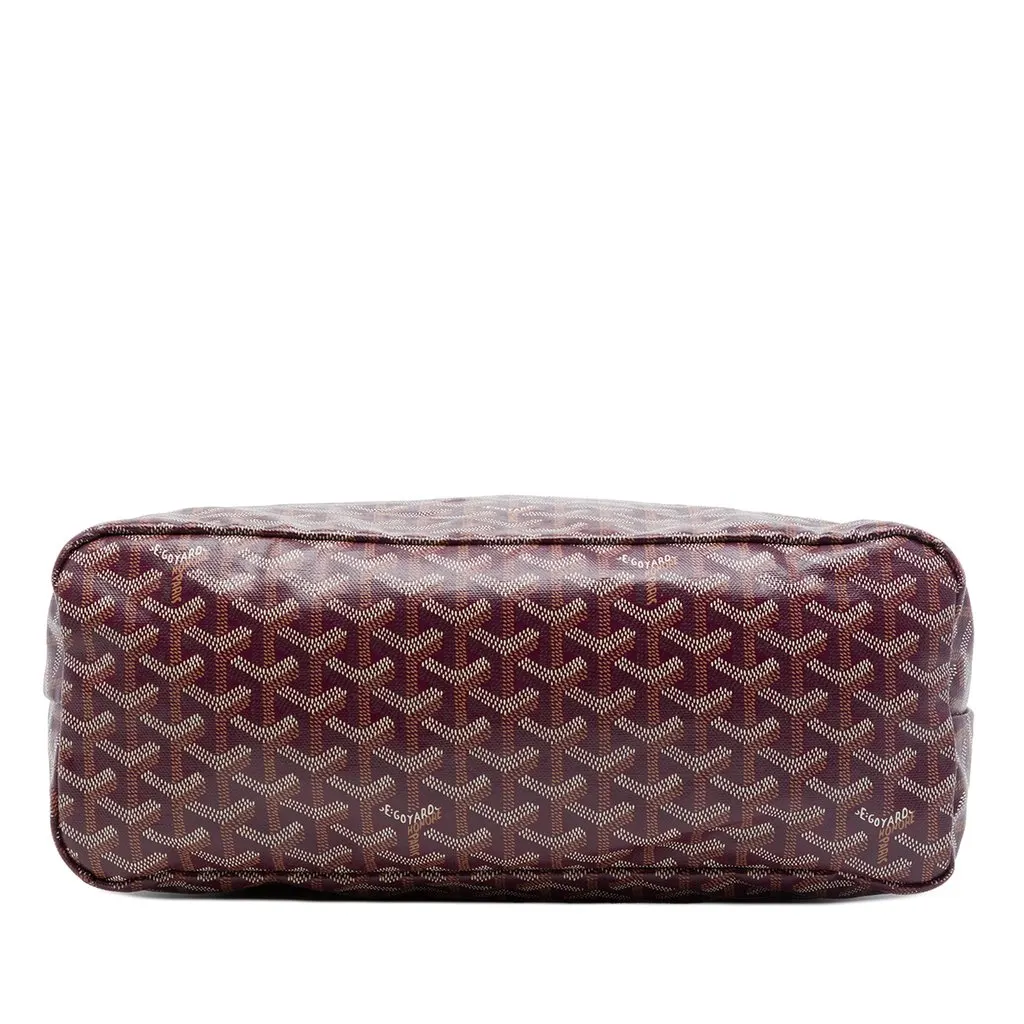 Goyard Goyardine Boheme Hobo Red Canvas Good - Inside View