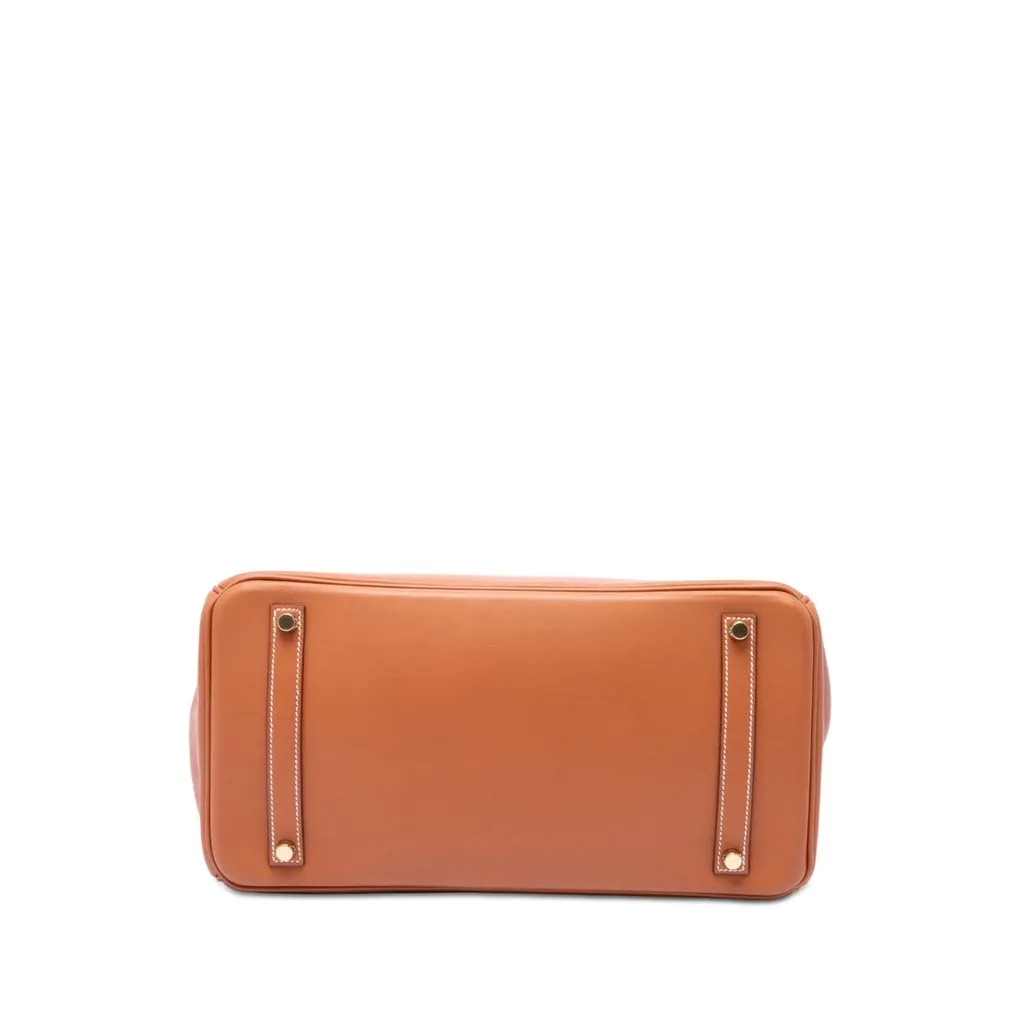 Hermès Courchevel Birkin Retourne 35 Brown Leather Very good - Inside View