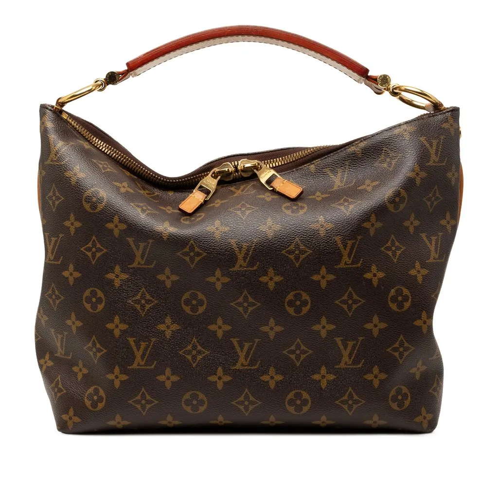Louis Vuitton Monogram Sully PM Brown Very good - Front View