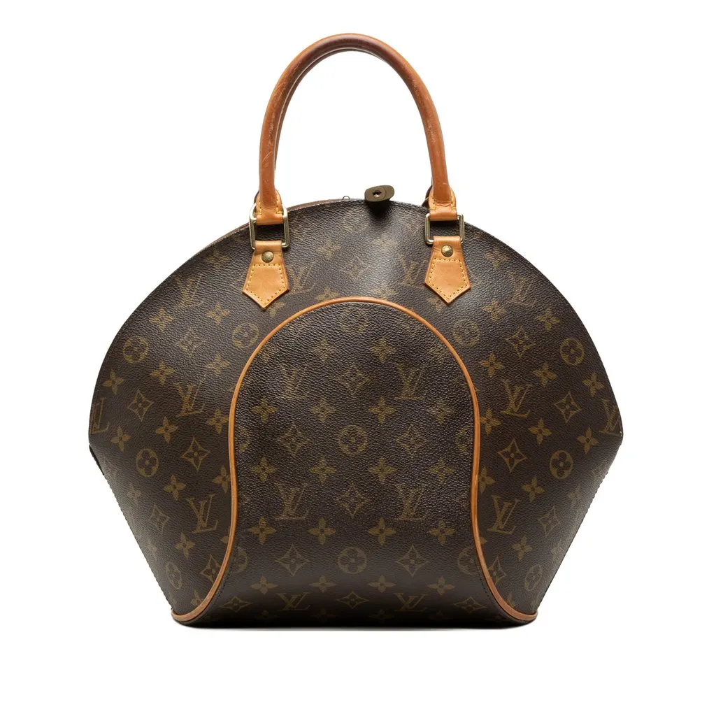 Louis Vuitton Monogram Ellipse MM Brown Canvas Good - Front View