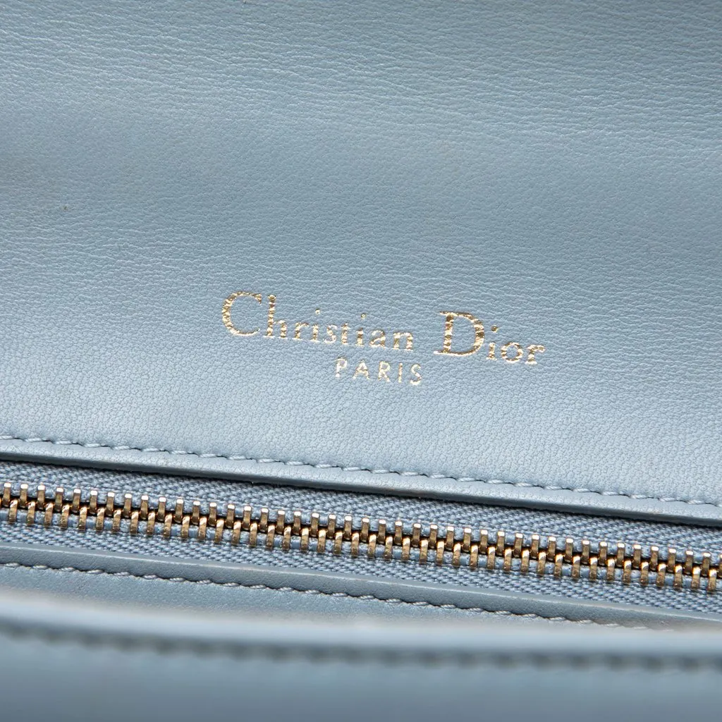 Dior Small Studded Calfskin Diorama Crossbody Blue Leather Very good - Box View