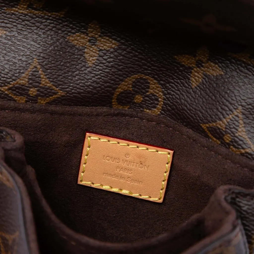 Louis Vuitton Monogram Micro Pochette Metis Brown Canvas Good - Box View