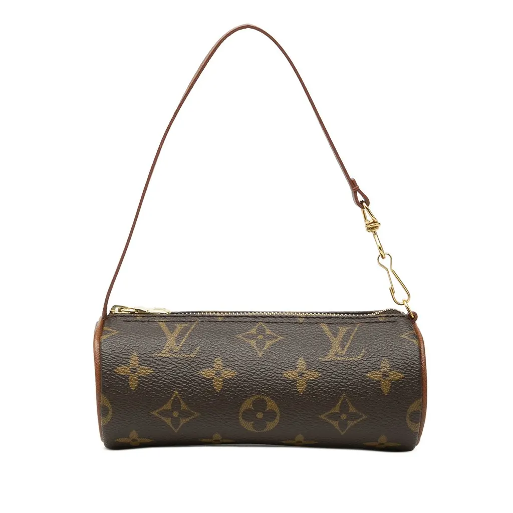 Louis Vuitton Monogram Papillon Pochette Brown Very good - Front View