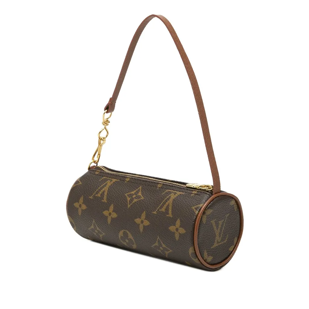 Louis Vuitton Monogram Papillon Pochette Brown Very good - Back View