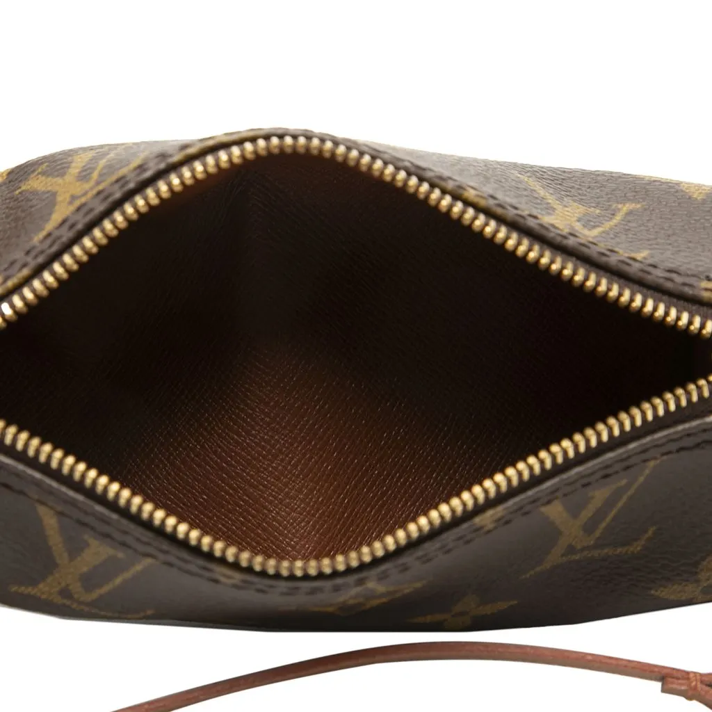 Louis Vuitton Monogram Papillon Pochette Brown Very good - Model View