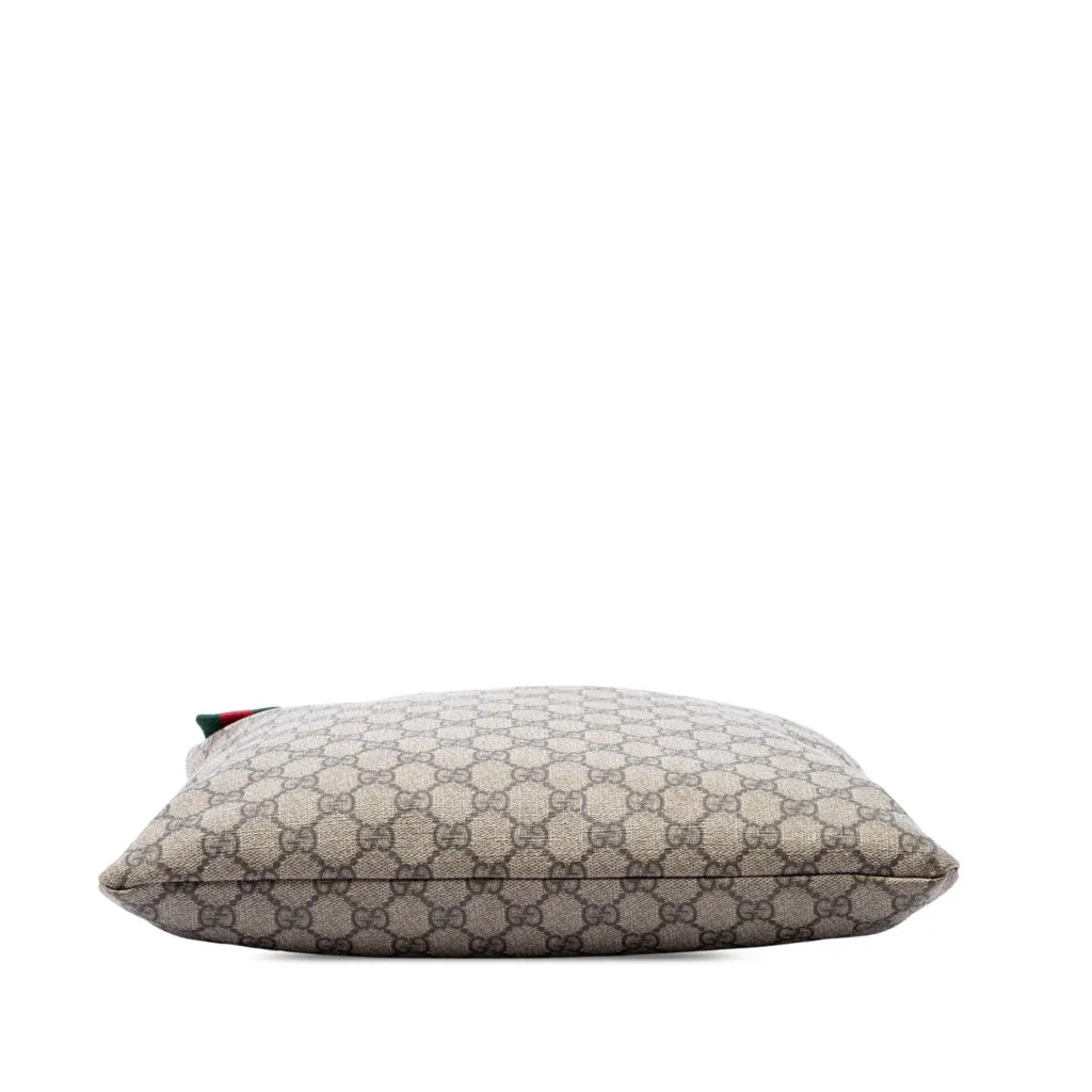 Gucci GG Supreme Web Crossbody Beige Canvas Very good - Inside View