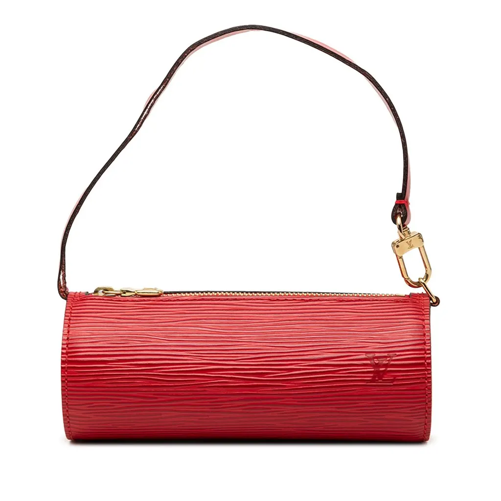 Louis Vuitton Epi Pochette Papillon Red Leather Good - Front View