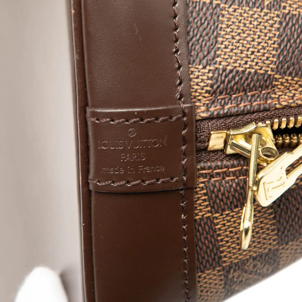 Louis Vuitton Damier Ebene Alma PM Brown Canvas Very good - Box View