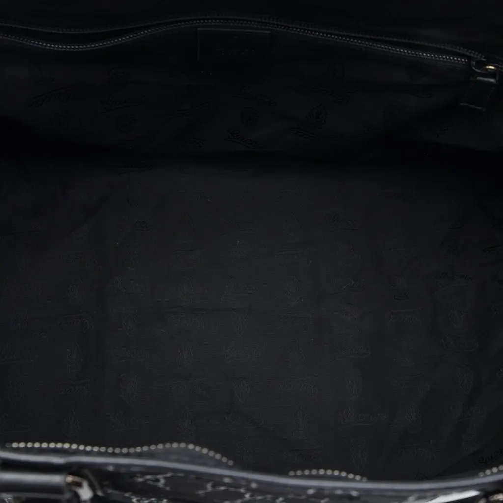 Gucci GG Imprime Weekender Black Very good - Model View