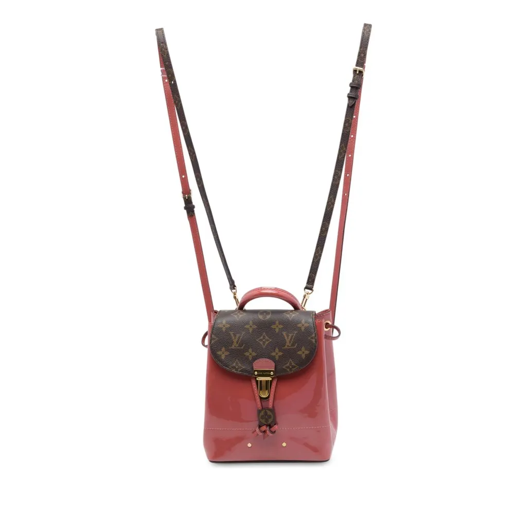 Louis Vuitton Monogram Vernis Hot Springs Red Leather Very good - Front View