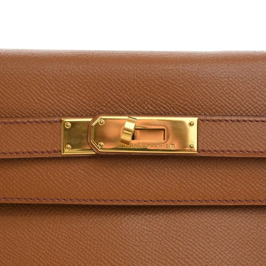 Hermès Epsom Kelly Retourne 32 Brown Leather Good - Box View