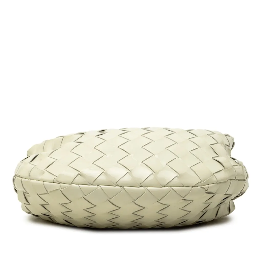 Bottega Veneta Mini Patent Intrecciato Jodie Brown Leather Very good - Inside View