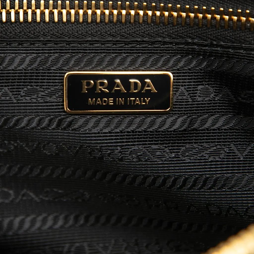 Prada Tessuto Stampato Surf Cosmetic Pouch White Polyamide Very good - Box View
