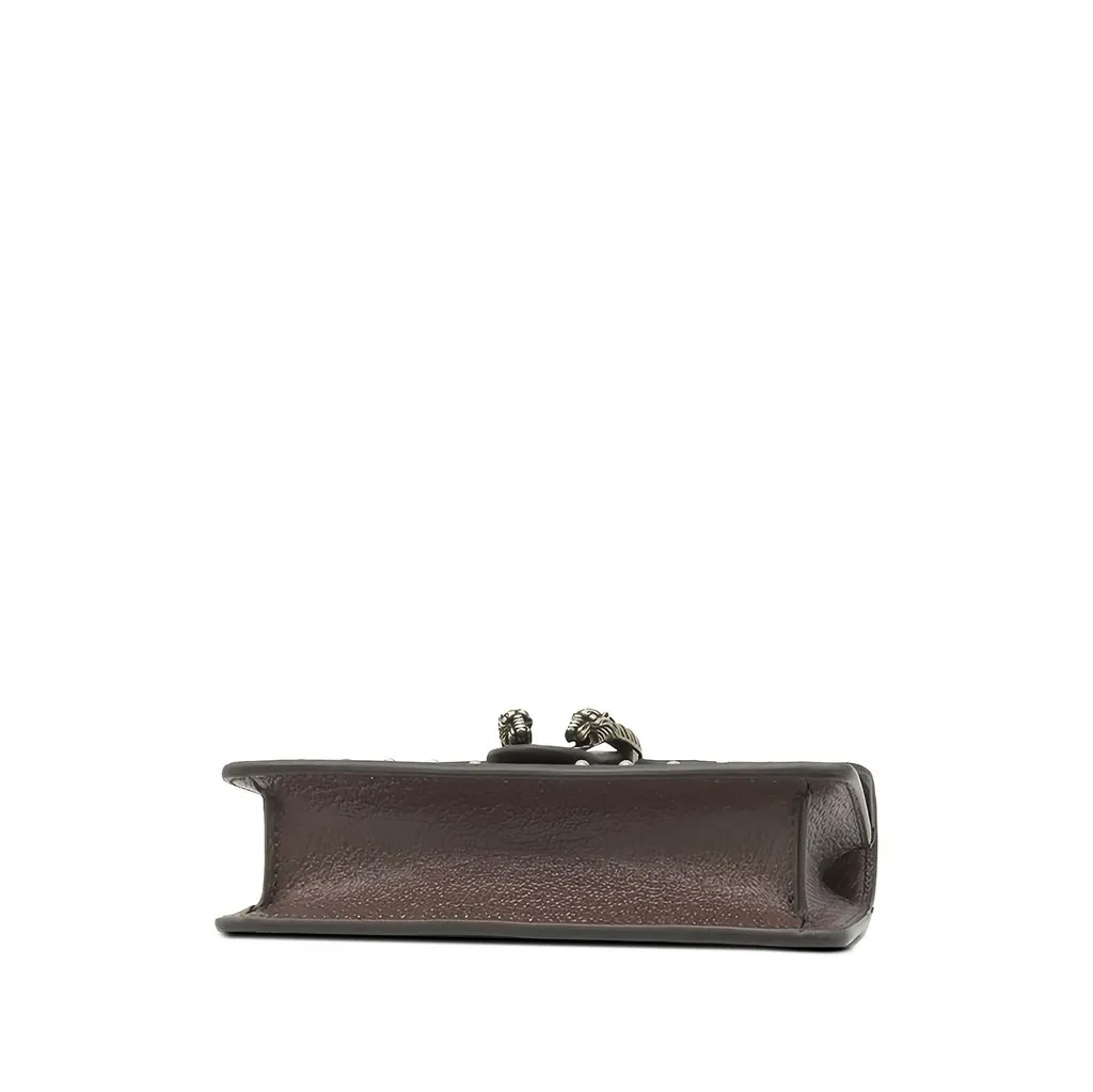 Gucci Mini GG Supreme Studs Dionysus Crossbody Beige Canvas Good - Inside View