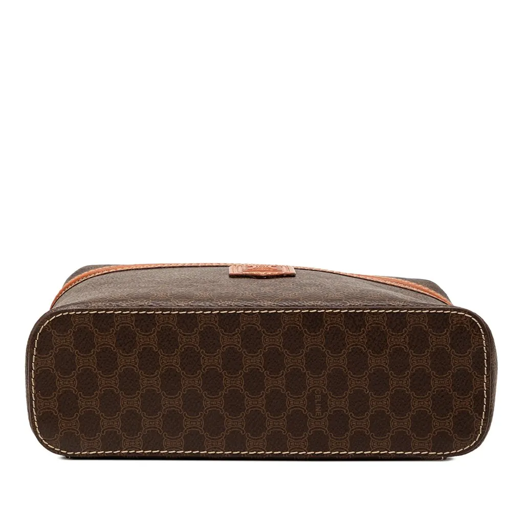 Celine Macadam Coated Canvas Vanity Bag Brown Very good - Inside View