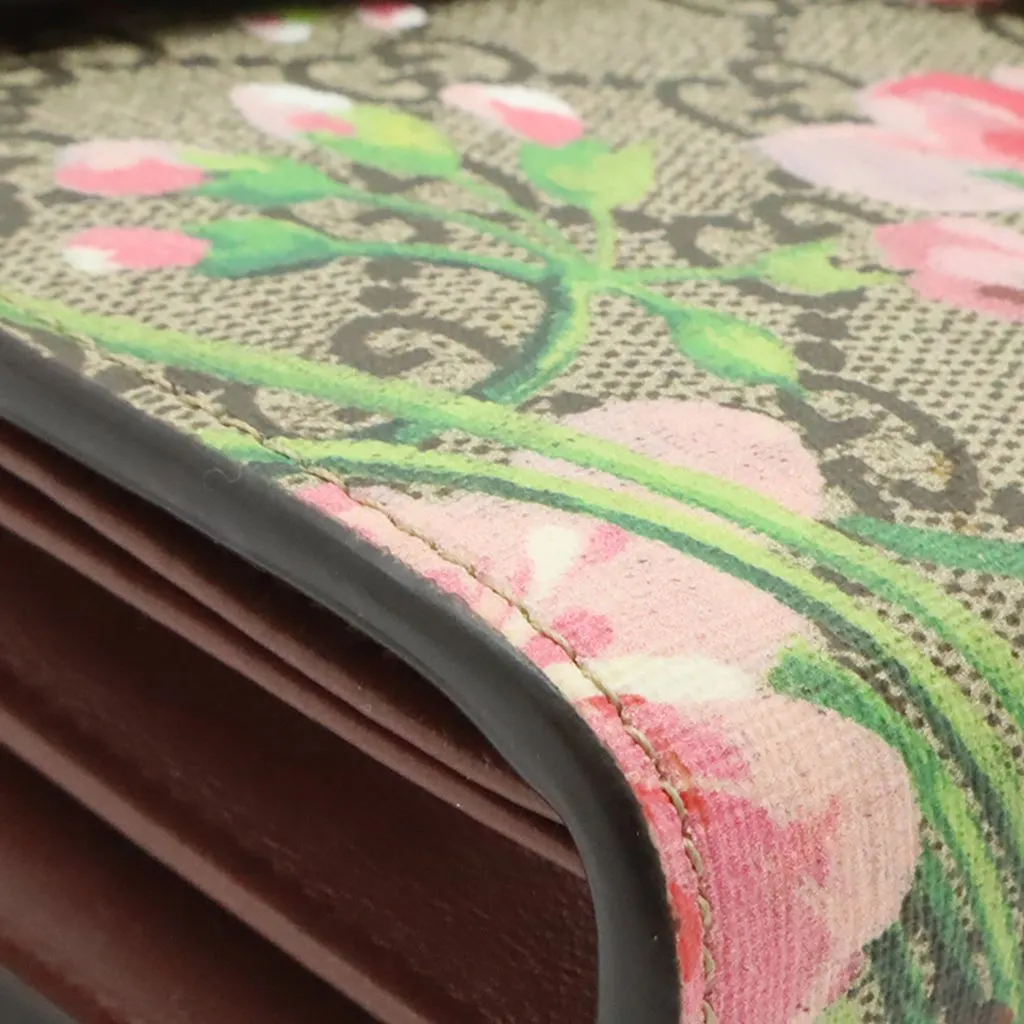 Gucci GG Supreme Blooms Dionysus Wallet on Chain Beige Very good - Box View