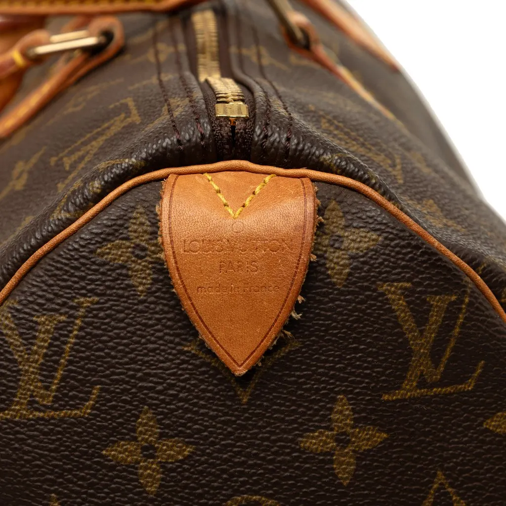 Louis Vuitton Monogram Speedy 40 Brown Canvas Good - Box View