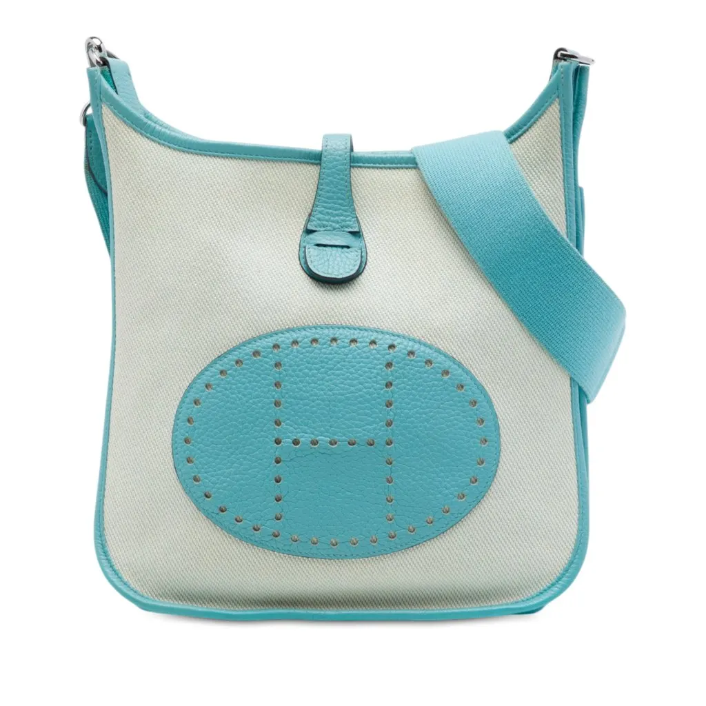 Hermès Toile and Clemence Evelyne III 29 Beige Very good - Front View