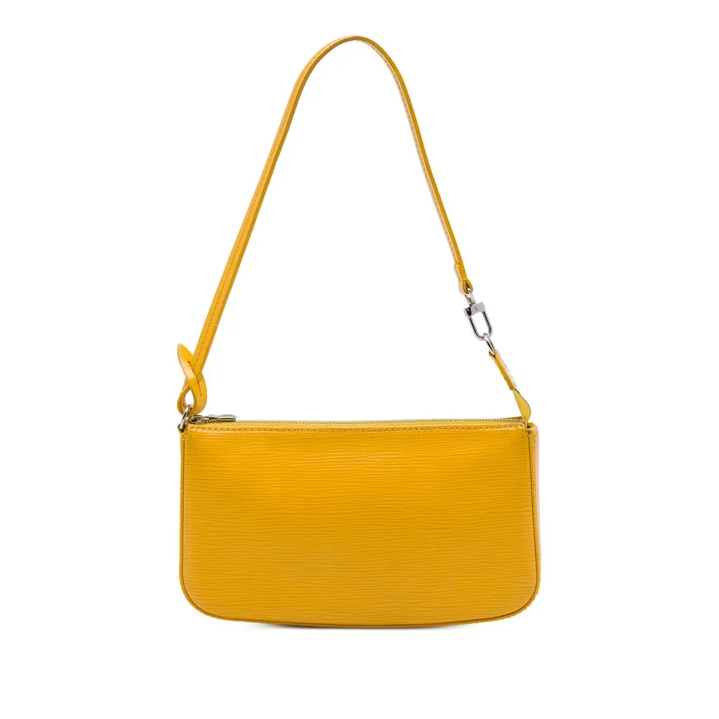 Louis Vuitton Epi Pochette Accessoires Yellow Leather Very good - Front View