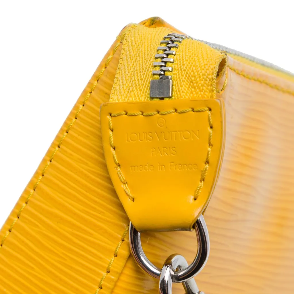 Louis Vuitton Epi Pochette Accessoires Yellow Leather Very good - Box View