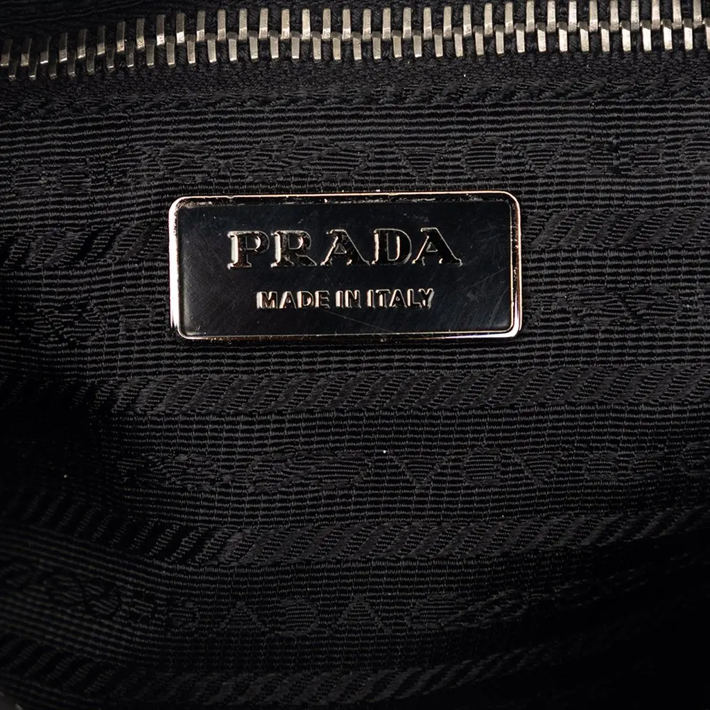 Prada Tessuto Stampato Satchel Brown Very good - Box View