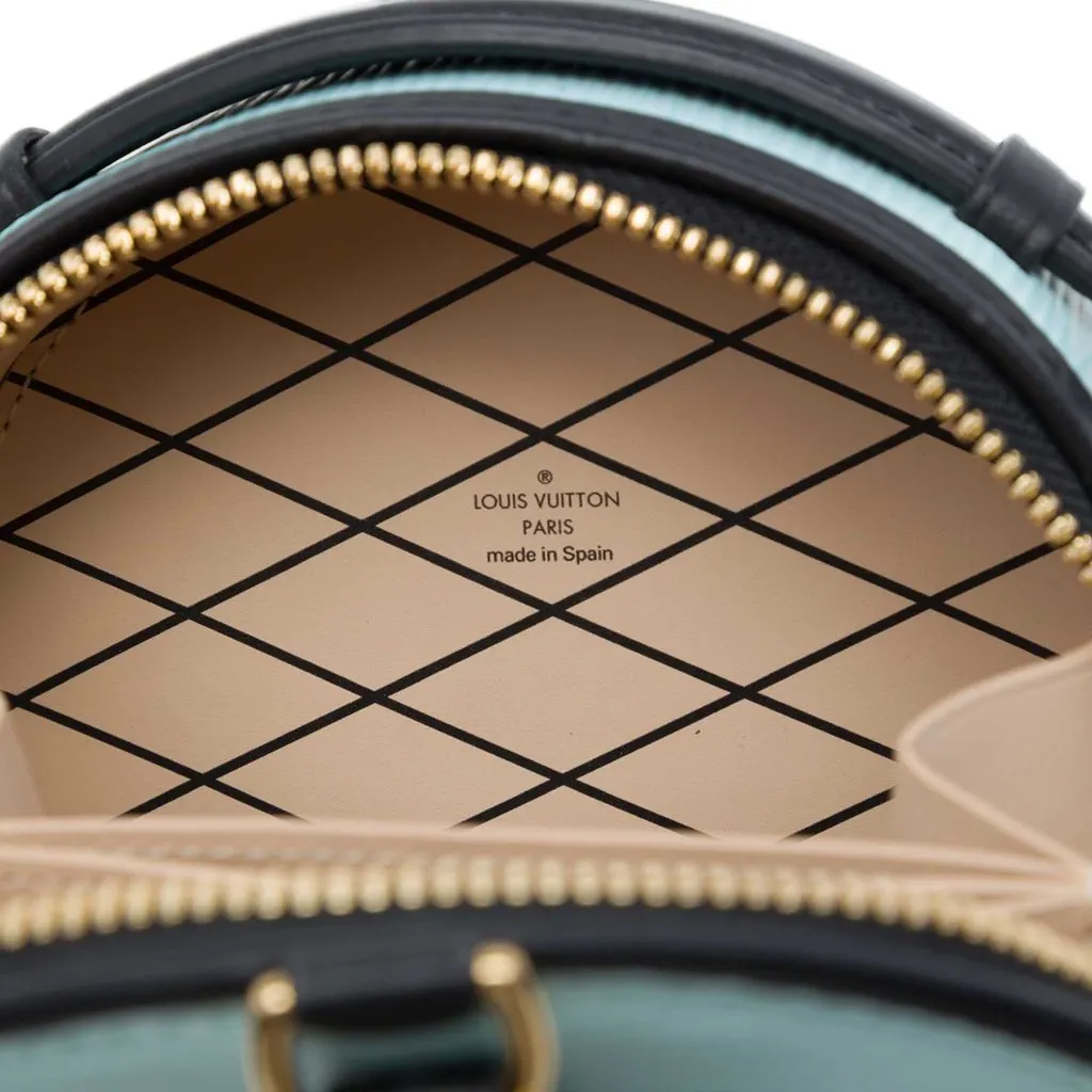 Louis Vuitton Mini Epi Boite Chapeau Blue Leather Very good - Model View