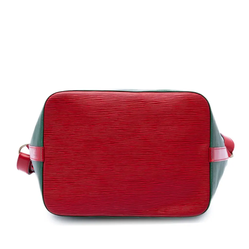 Louis Vuitton Epi Petit Bicolor Noe Green Leather Very good - Inside View