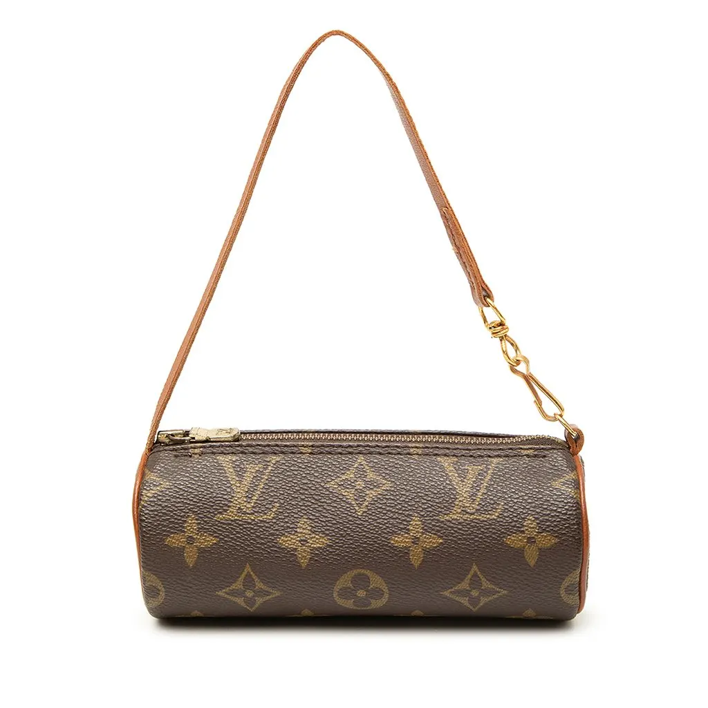 Louis Vuitton Monogram Papillon Pochette Brown Very good - Front View