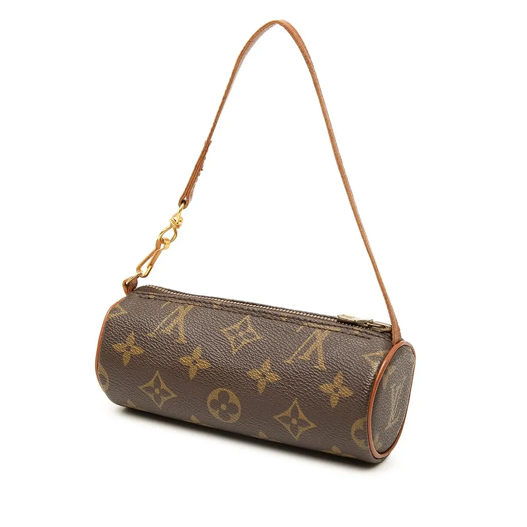 Louis Vuitton Monogram Papillon Pochette Brown Very good - Back View