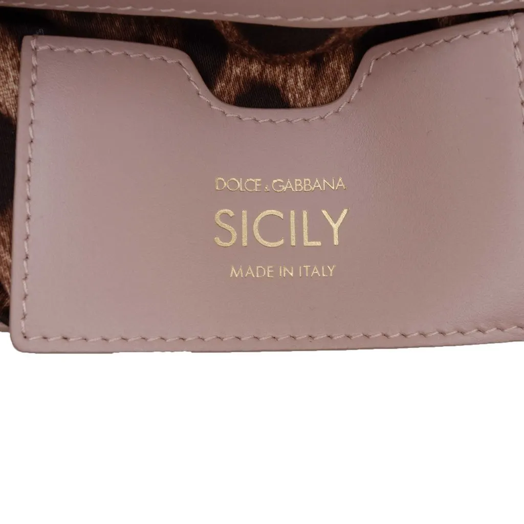 Dolce & Gabbana Small Patent Miss Sicily Satchel Brown Leather Very good - Box View