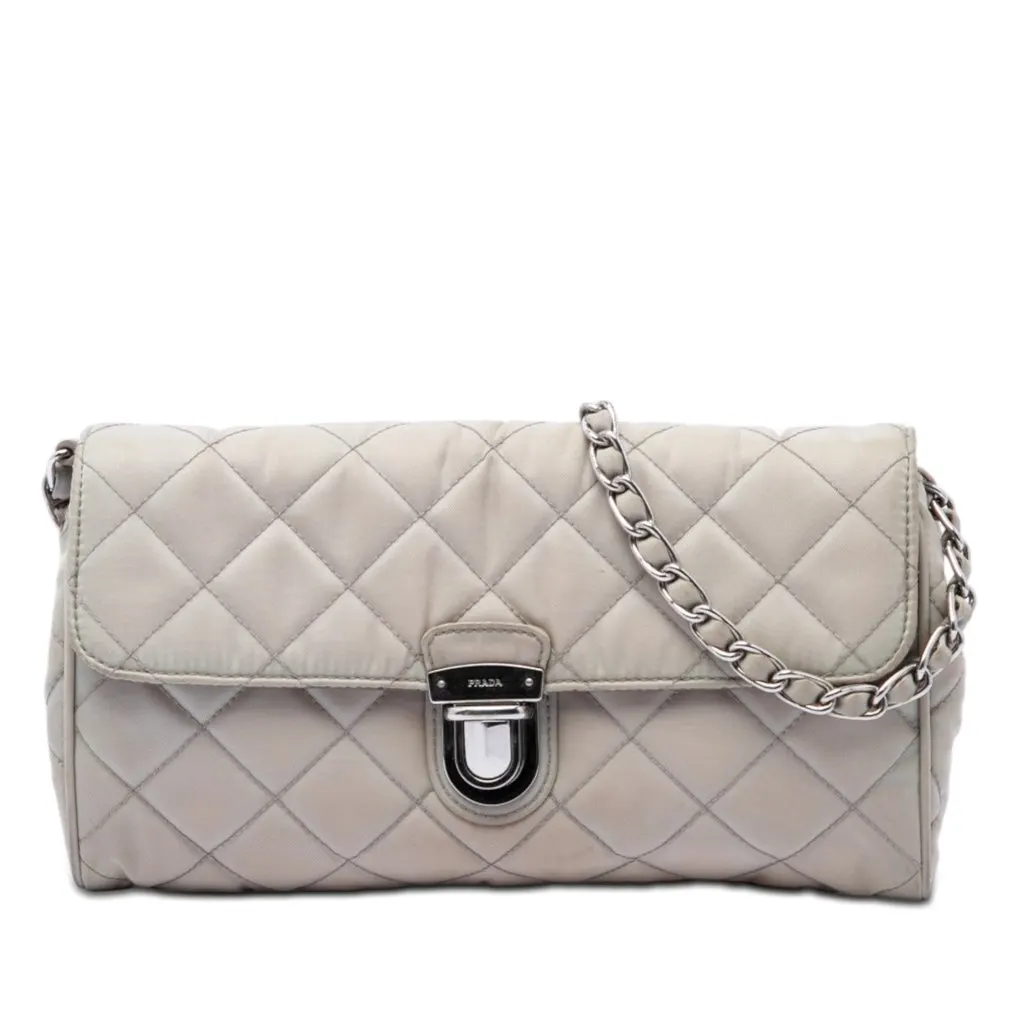 Prada Impuntu Tessuto Chain Crossbody MultiColor Very good - Front View