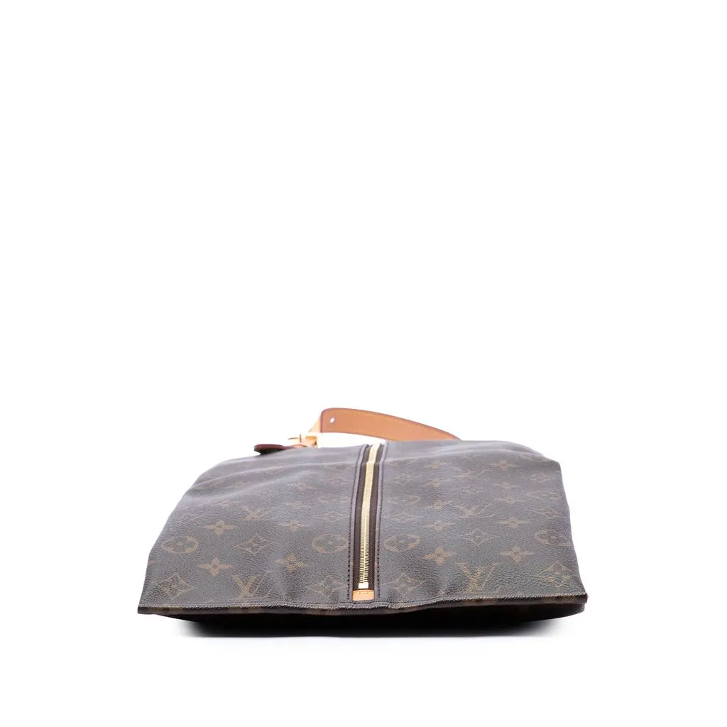 Louis Vuitton Monogram Shoe Pouch Brown Canvas Very good - Inside View