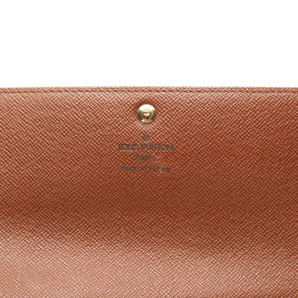 Louis Vuitton Stephen Sprouse Monogram Graffiti Porte Monnaie Credit Brown Very good - Box View