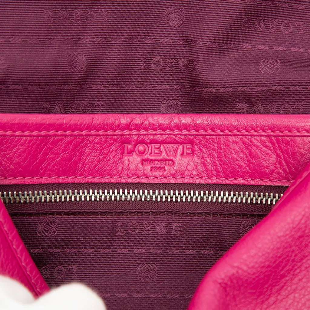 Loewe Leather Heritage Crossbody Pink Leather Good - Box View