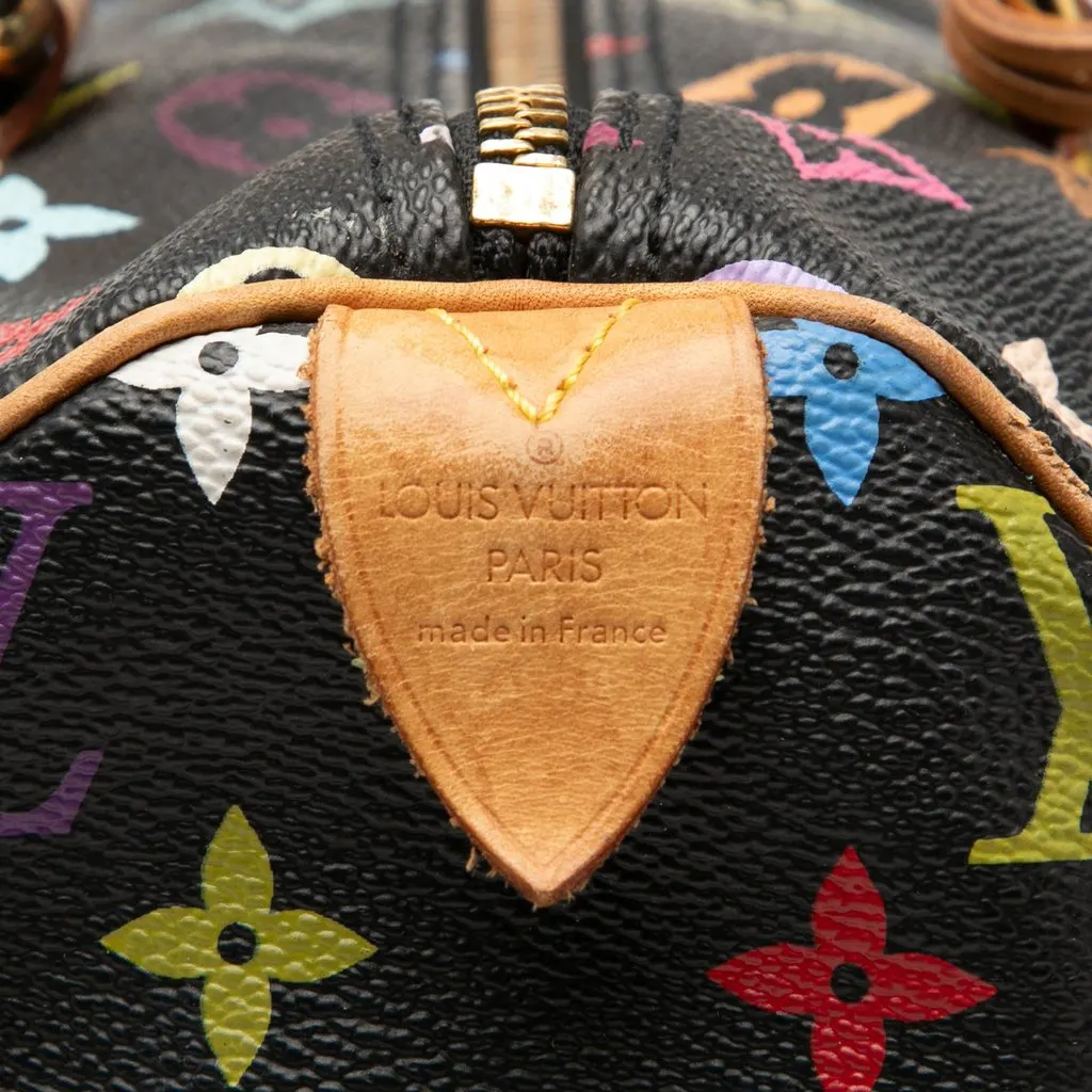 Louis Vuitton Monogram Multicolore Speedy 30 Black Very good - Box View