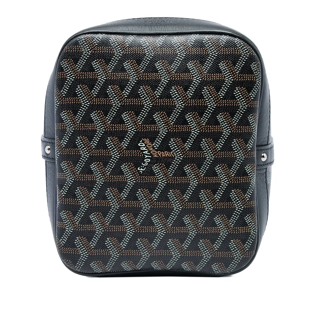Goyard Goyardine Petit Flot Black Canvas Good - Inside View