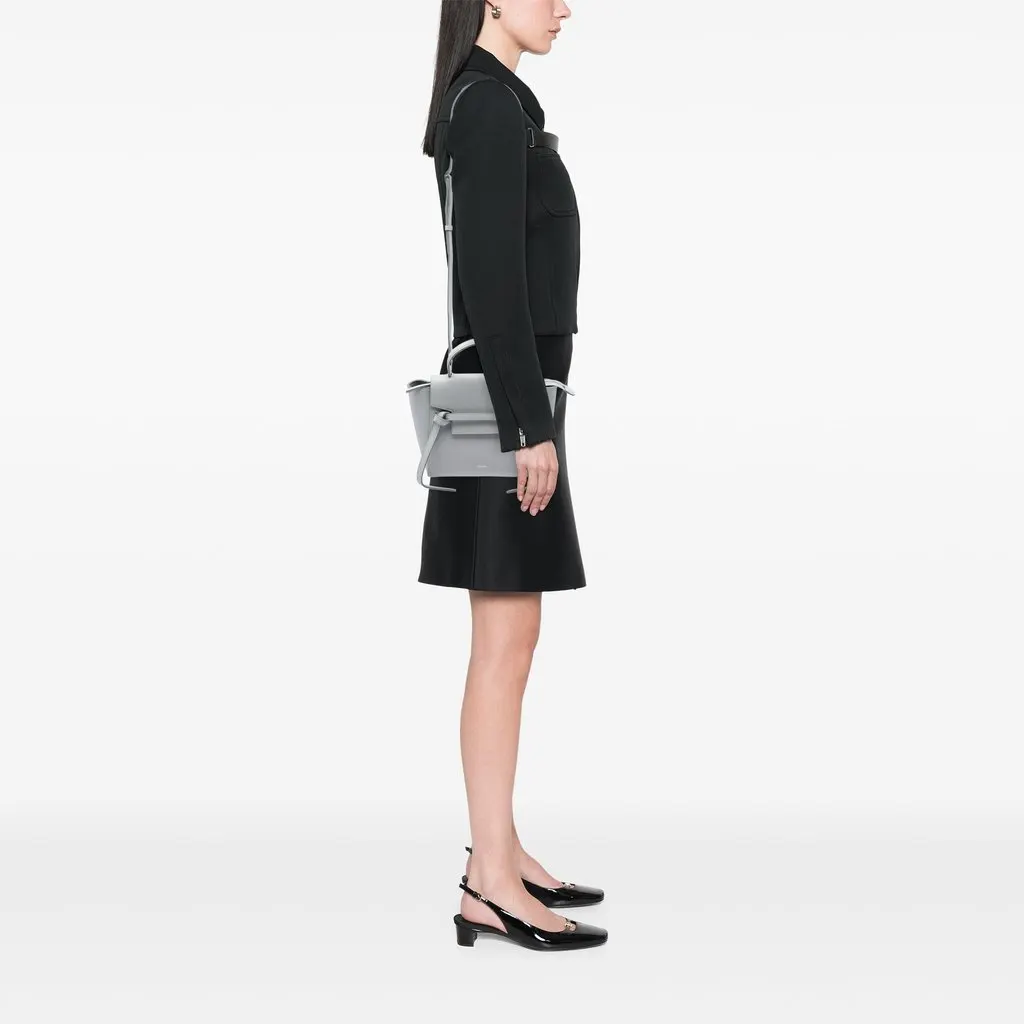 Celine Nano Grained Calfskin Belt Bag Grey Leather Good - Box View