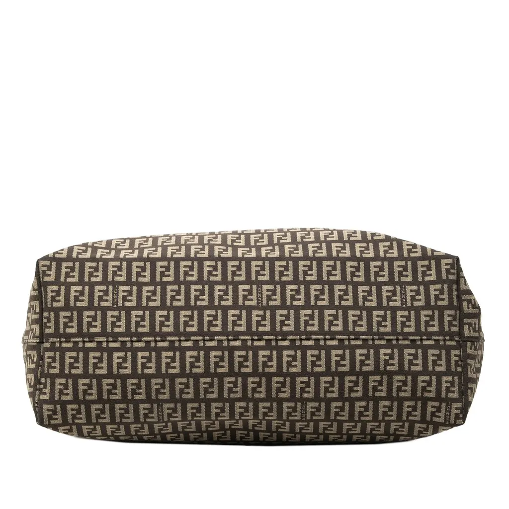 Fendi Zucchino Canvas Tote Brown Very good - Inside View