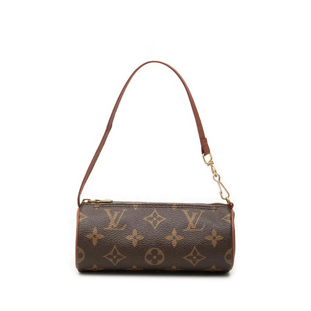 Louis Vuitton Monogram Papillon Pochette Brown Very good - Front View
