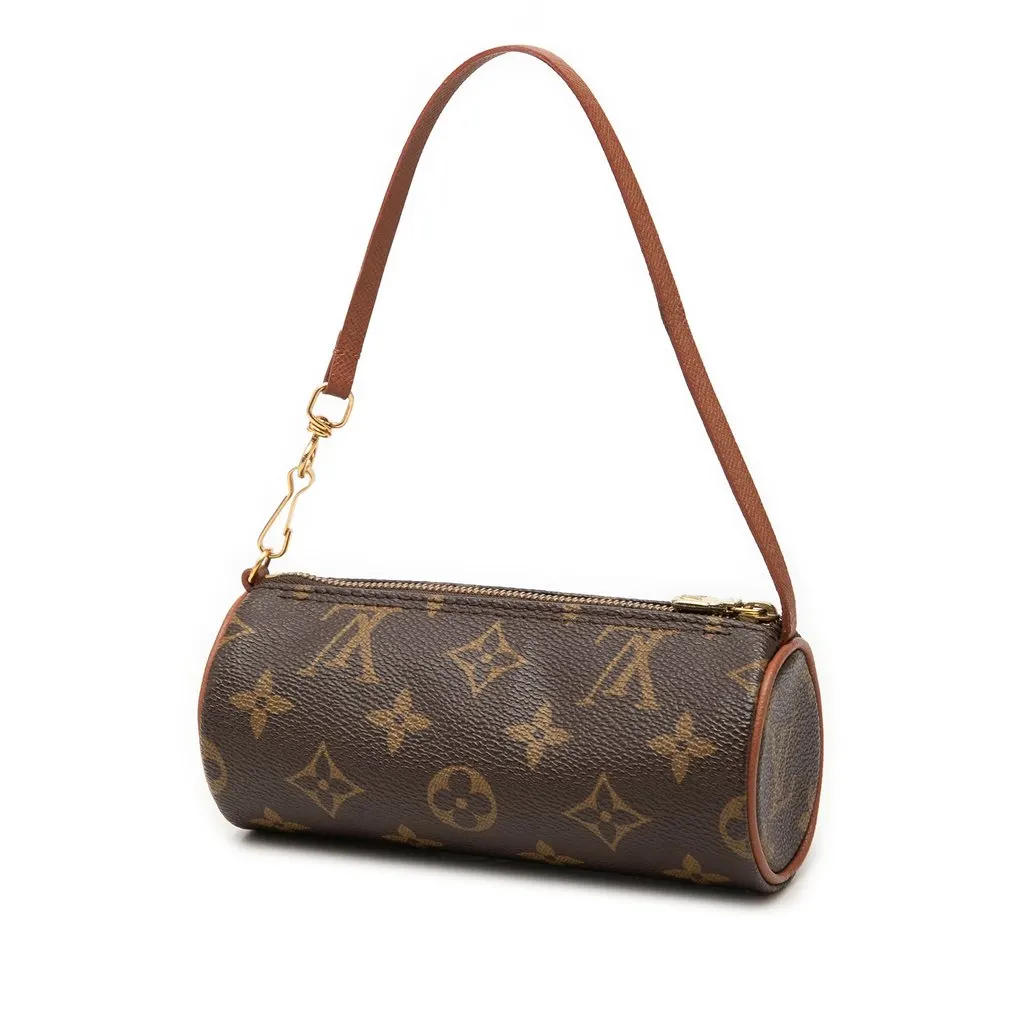Louis Vuitton Monogram Papillon Pochette Brown Very good - Back View