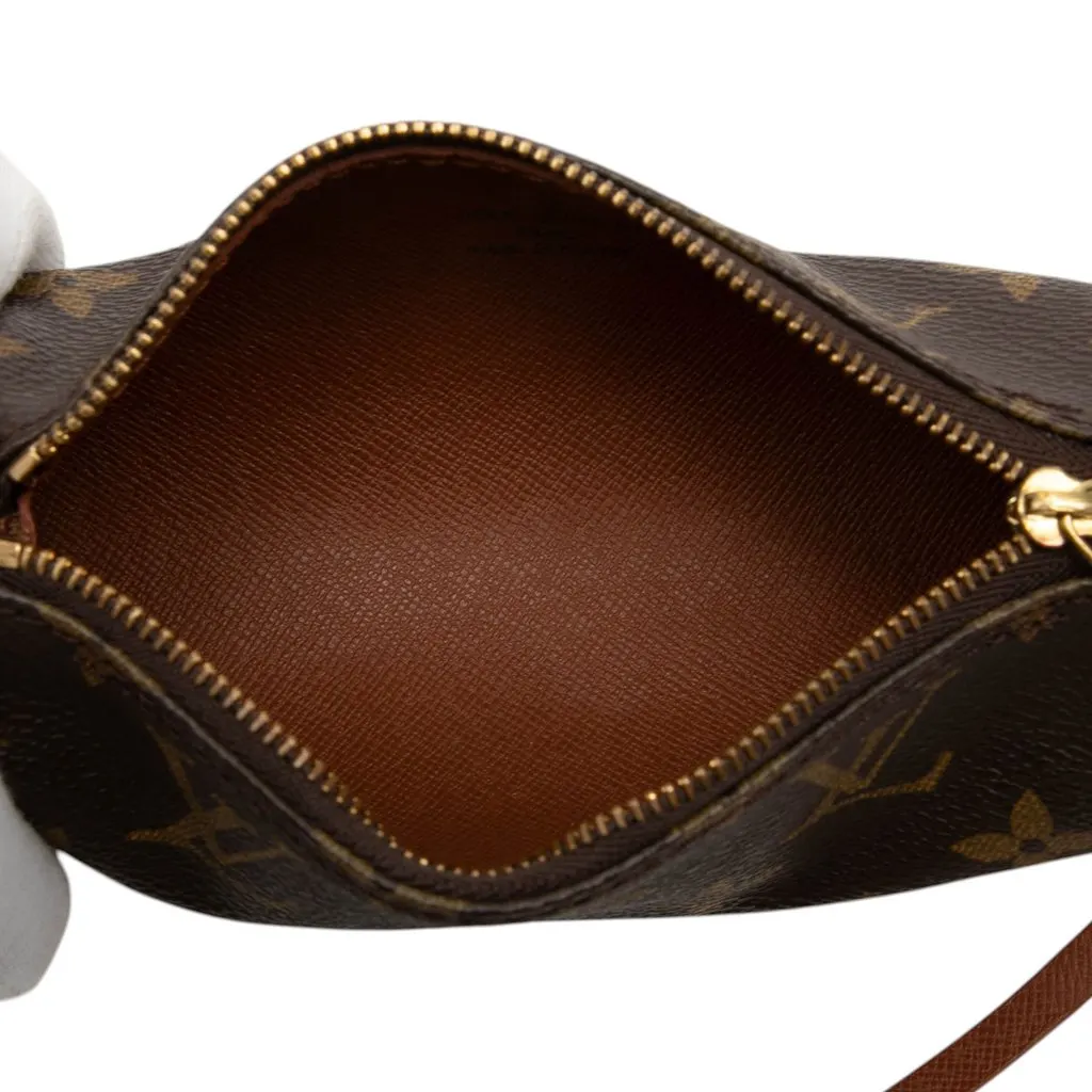 Louis Vuitton Monogram Papillon Pochette Brown Very good - Model View