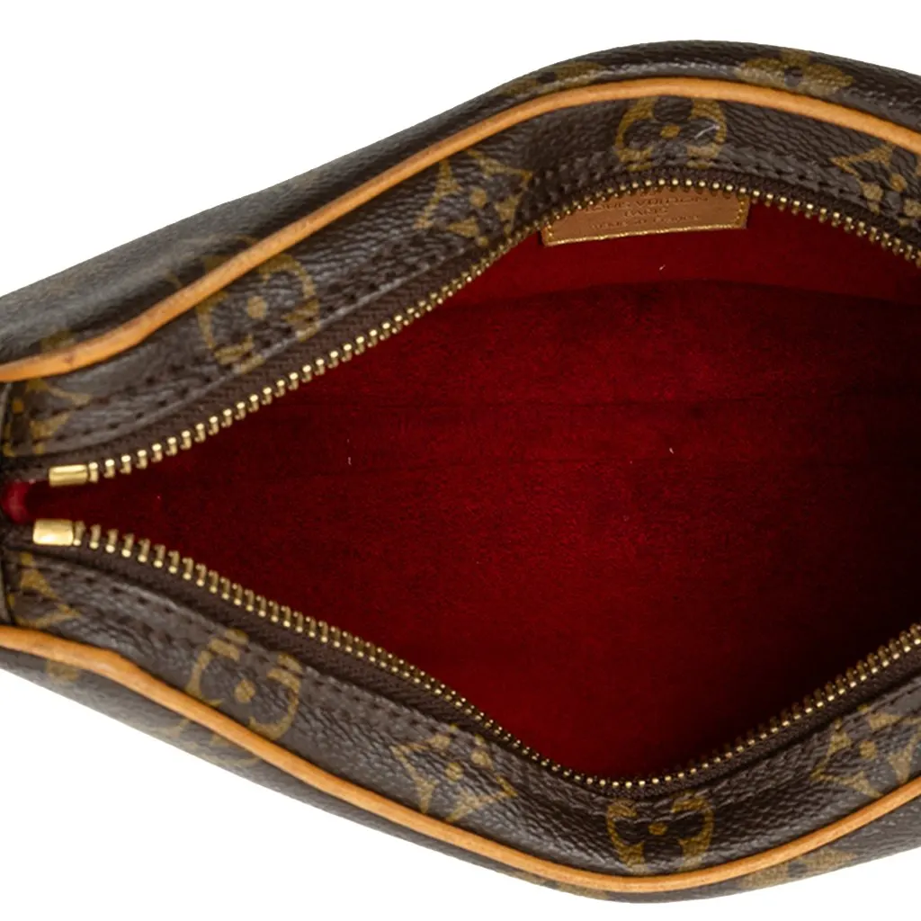 Louis Vuitton Monogram Croissant PM Brown Canvas Good - Model View