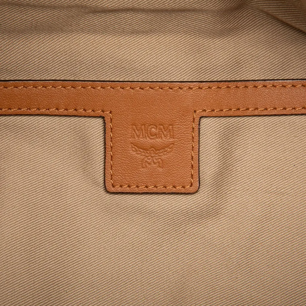 MCM Medium Visetos Coated Canvas Fursten Belt Bag Brown Very good - Box View