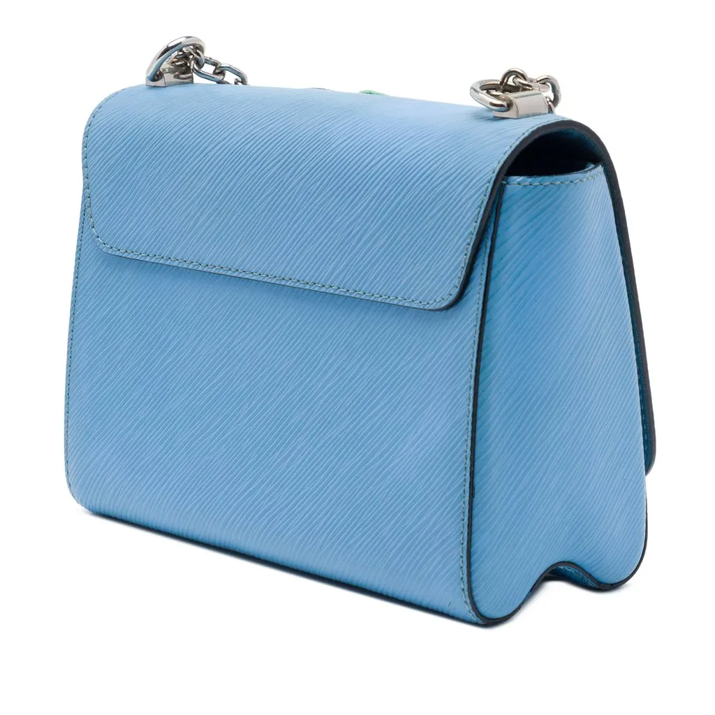 Louis Vuitton Epi Early Bird Twist MM Blue Leather Very good - Back View