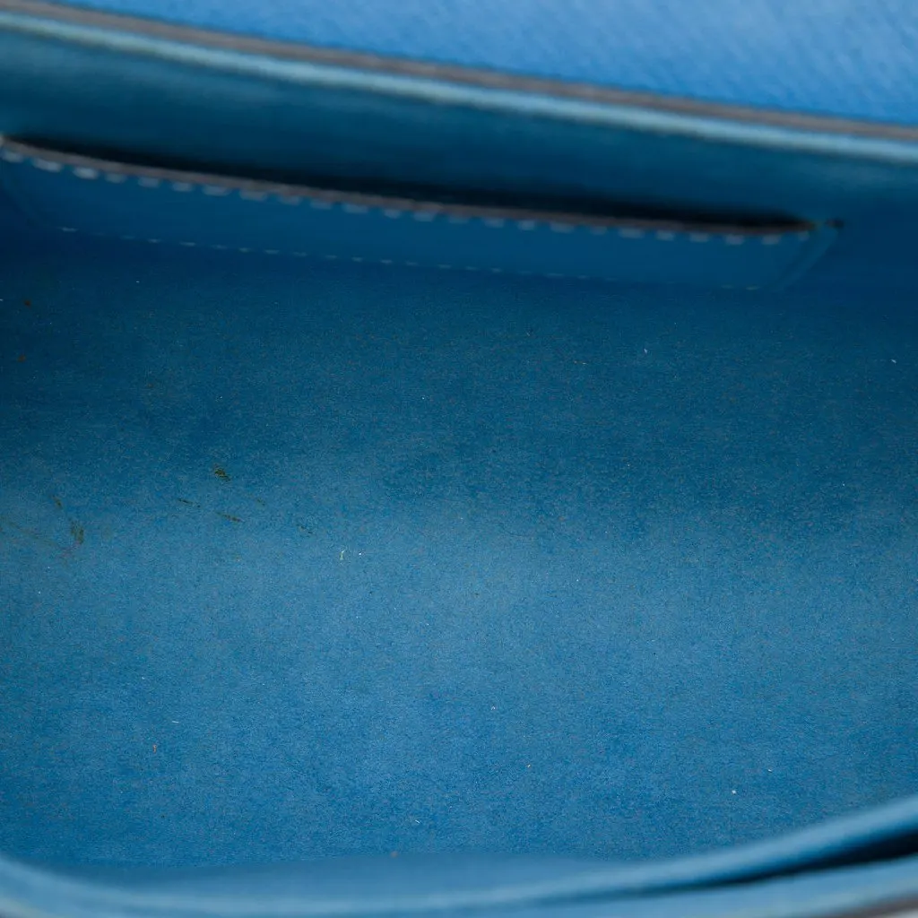 Louis Vuitton Epi Early Bird Twist MM Blue Leather Very good - Model View