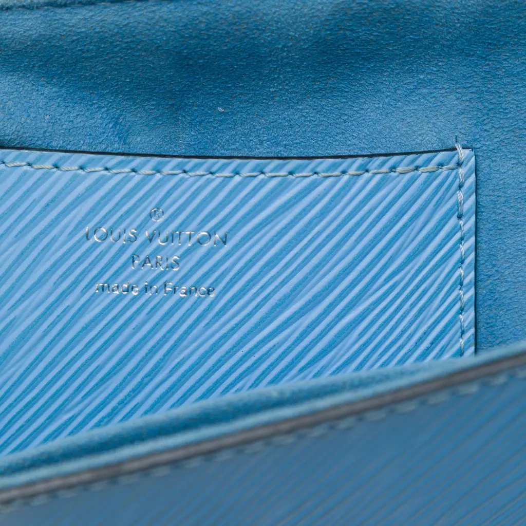 Louis Vuitton Epi Early Bird Twist MM Blue Leather Very good - Box View