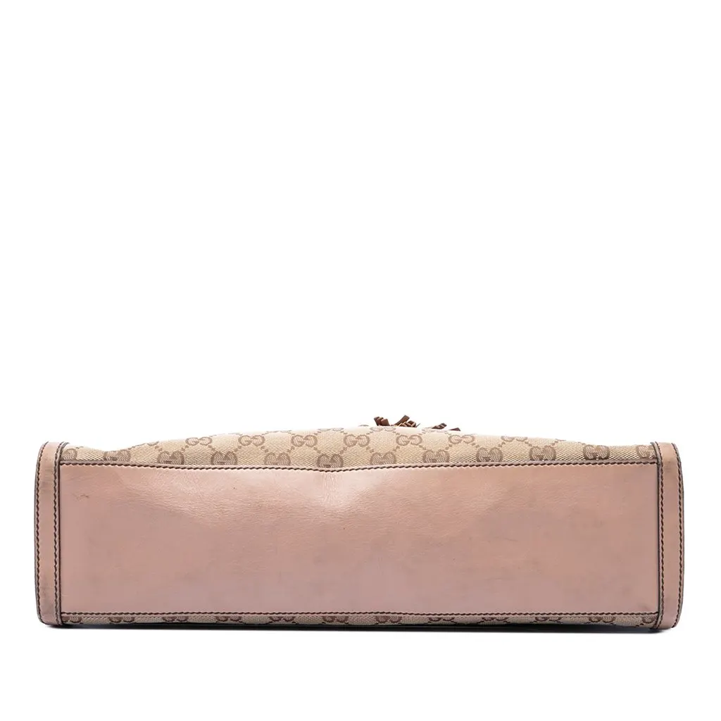 Gucci Large GG Canvas Emily Shoulder Bag Beige Very good - Inside View